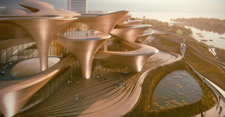 Каким будет научный центр в Ташкенте от известного архбюро Zaha Hadid2